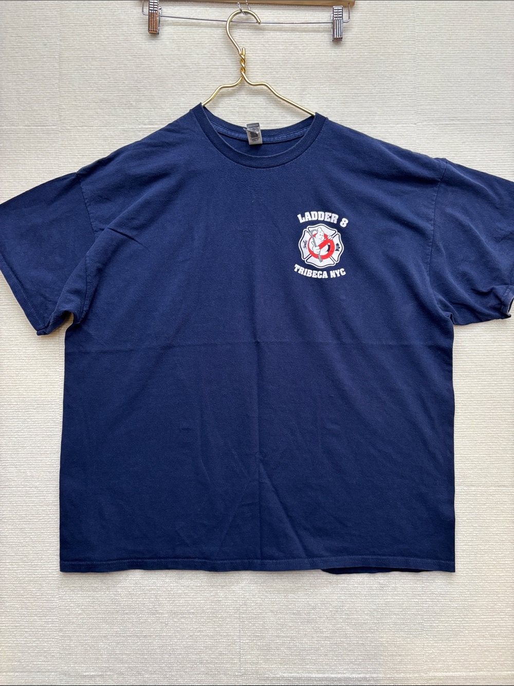 Ladder 8 Tribeca NYC Navy Graphic Short-Sleeve T-Shirt ghostbusters 2XL